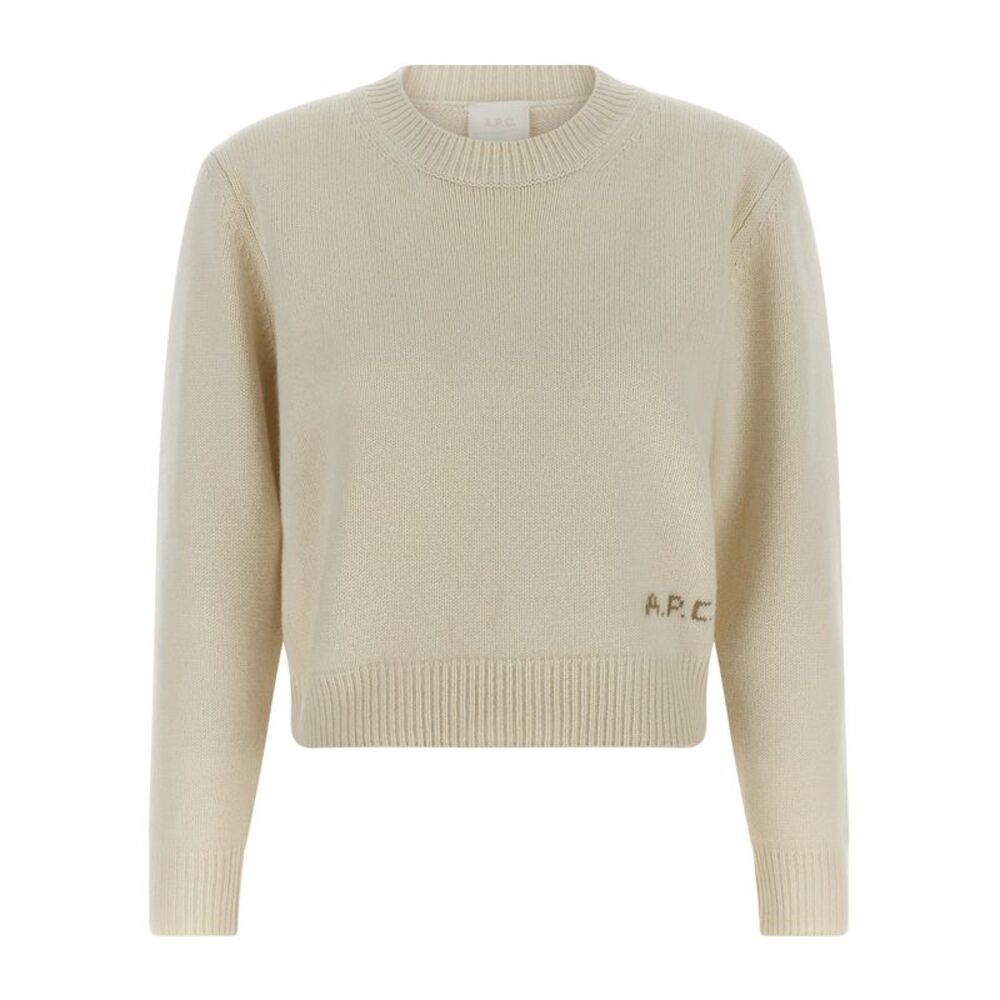 A.P.C. White Wool Women's Cardigan